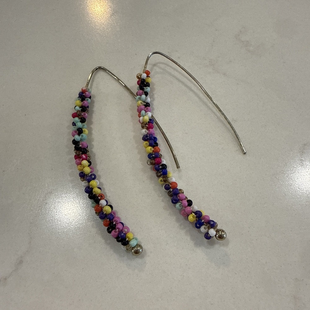 BaubleBar Cait Drop‎ Earrings 3 Inch Bold Glam Dangle